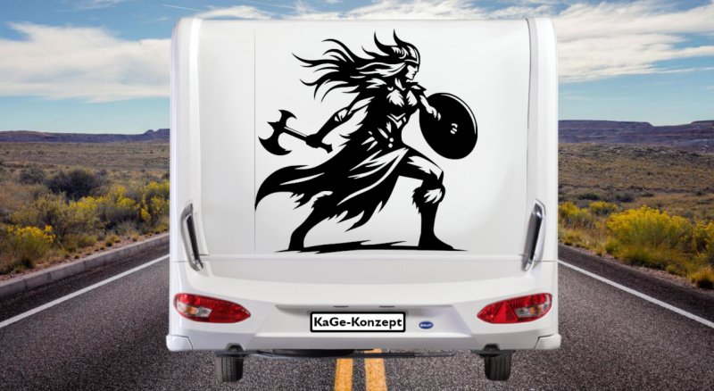 46381 Wikinger-Frau 2 Wohnwagen-Wohnmobil